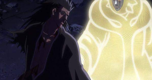Zaraki ditikam Mayuri ( Dok. Pierrot / Bleach )