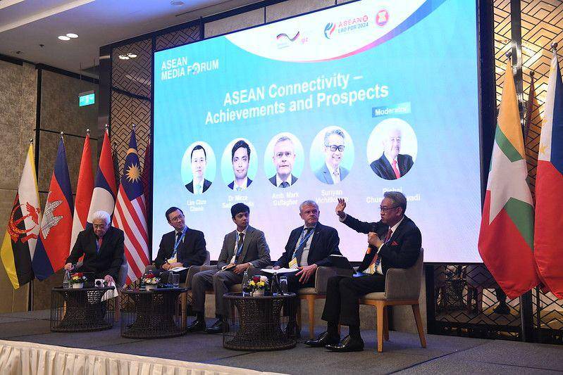 ASEAN Media Forum 2024 yang digelar di Vientiane, Laos, Senin (25/11/2024) (ASEAN Secretariat/Fitriana Valencia)
