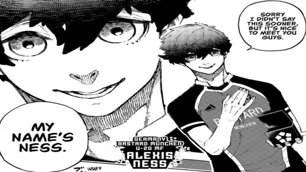 Alexis Ness karakter Blue Lock (dok. Shounen Magazine, 8bit/Blue Lock)