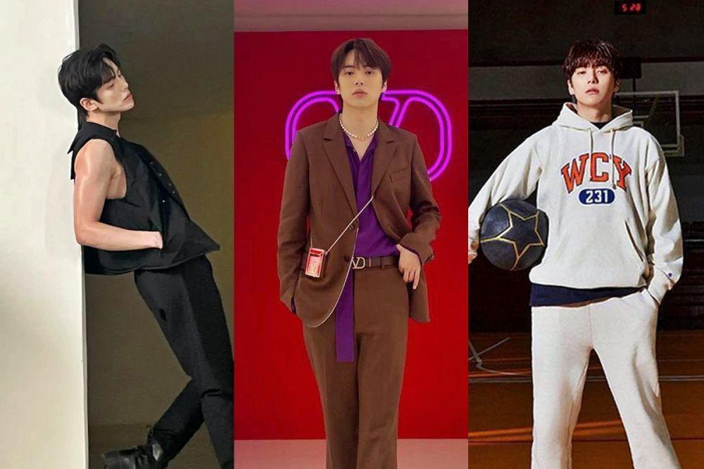 7 Referensi Outfit One Set ala Minhyuk MONSTA X, Stylish Anti Ribet!