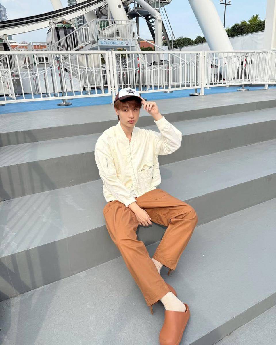 outfit hangout ala Gun Napat (instagram.com/gunnapatn)