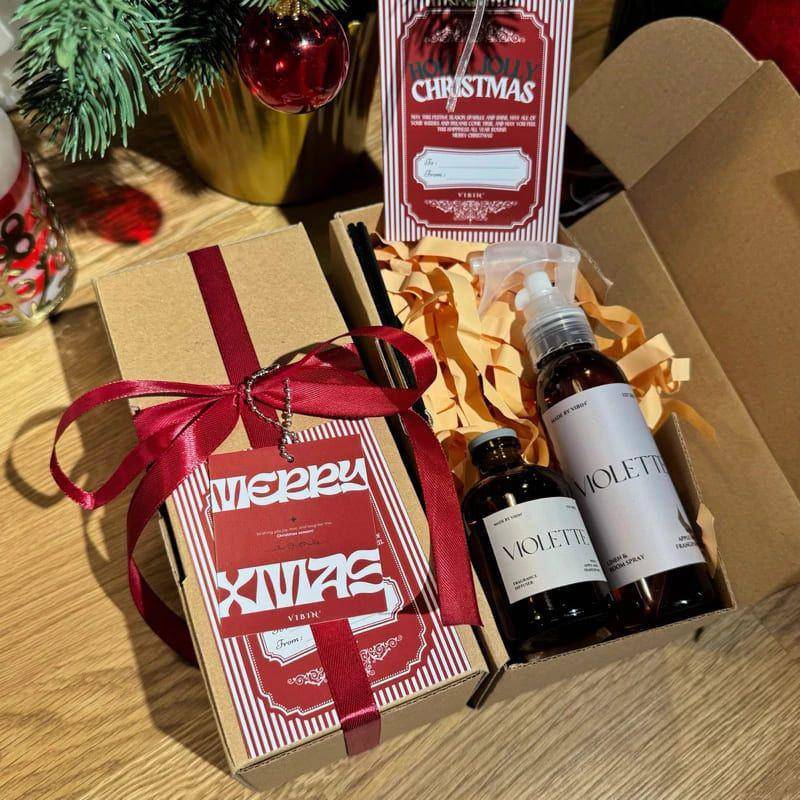 hampers bundle isi fragrance diffuser dan room spray (shopee.co.id/vibin_id)