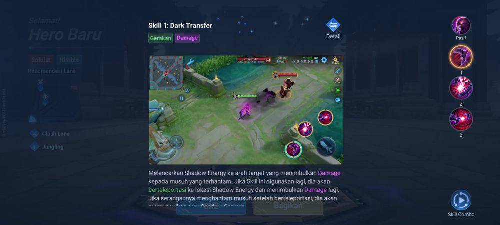 skill pertama Mi Yue di Honor of Kings (dok. TiMi Studio Group/Honor of Kings)