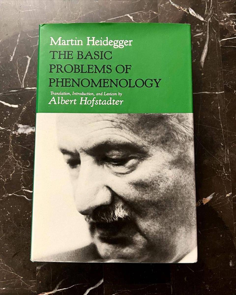 Basic Problems of Phenomenology. instagram.com/kayoulerarebooks