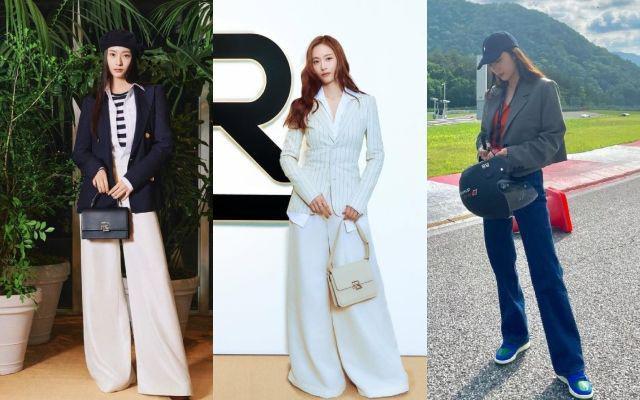 15 Style Outfit Business Casual ala Krystal Jung, Fashionable!