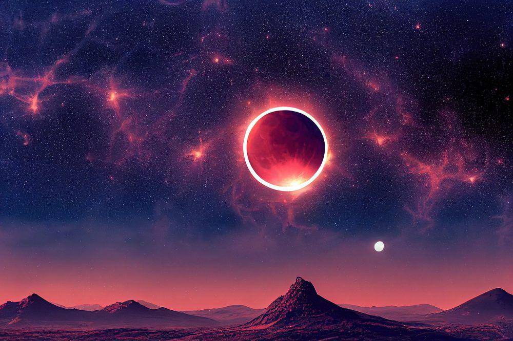ilustrasi Bulan dan Spica (pixabay.com/jensenartofficial)