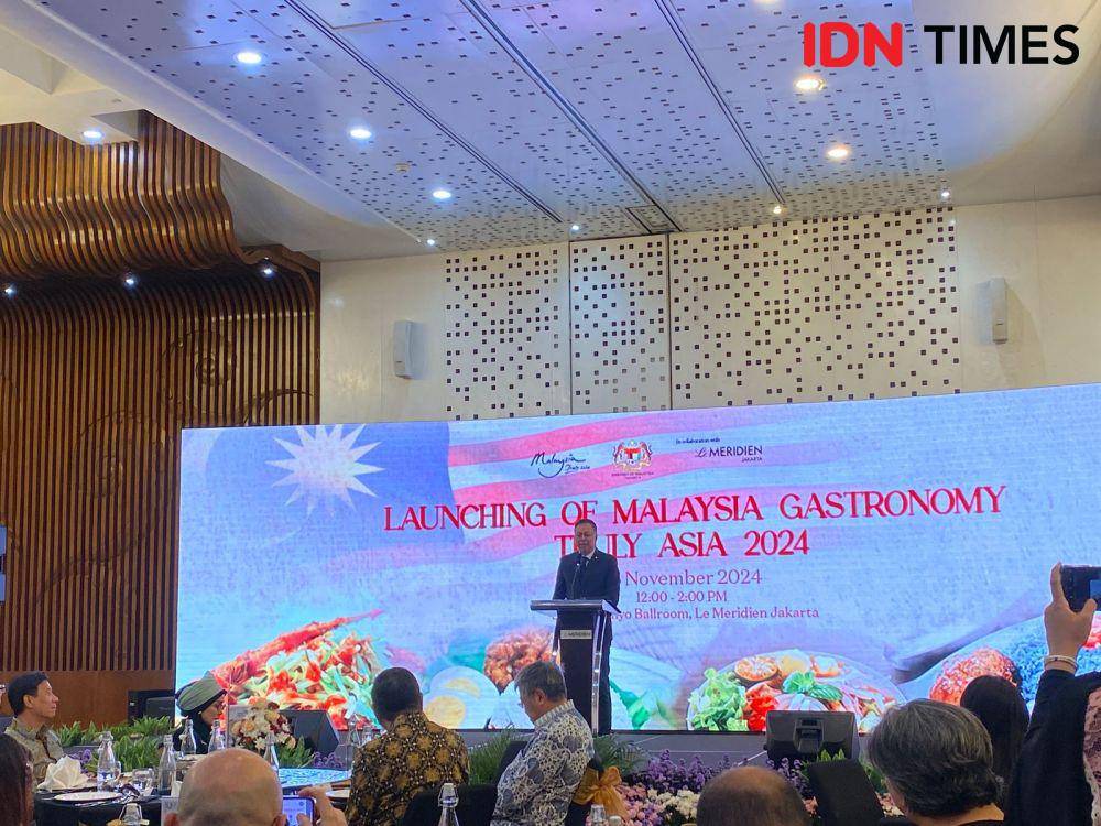 Duta Besar Malaysia untuk Indonesia Dato Syed Mohamad Hasrin Tengku Hussin. (IDN Times/Sonya Michaella)