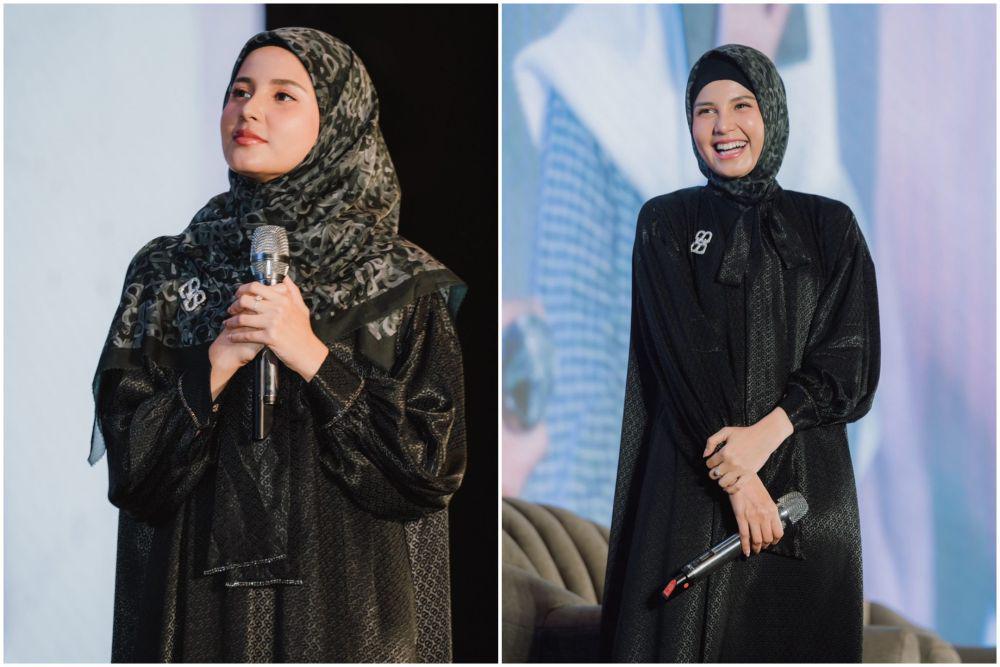8 Potret Yunita Siregar Berhijab, Jadi Host Kajian Ustaz Hanan Attaki