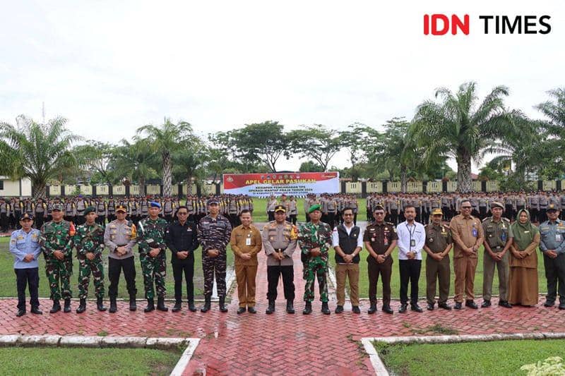 Seluruh personil PAM Pilkada serentak 2024 di wilayah PPU (IDN Times/Ervan)