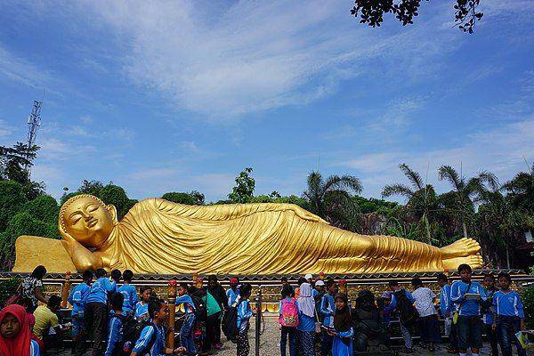 Patung Buddha Tidur (https://id.wikipedia.org/)