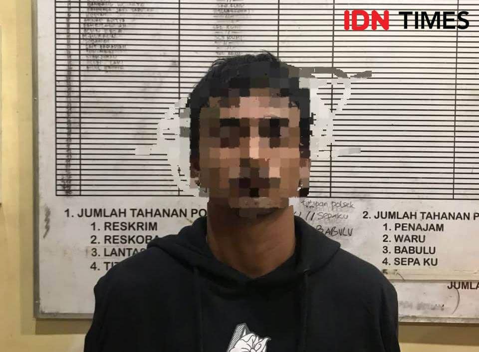 Polres PPU Tangkap Pria Pencuri Handphone Milik Tetangga