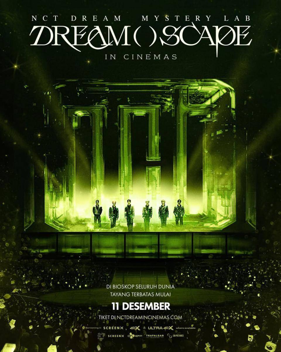 poster film NCT DREAM Mystery Lab: DREAM( )SCAPE (instagram.com/cbipictures)