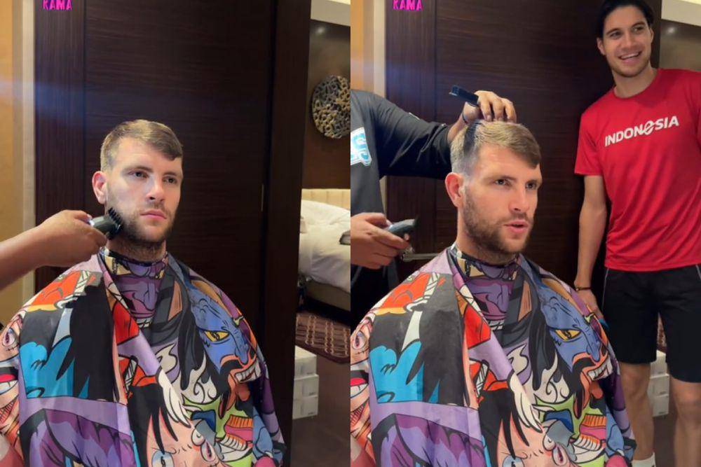 pemain Timnas Indonesia cukur rambut sebelum tanding (instagram.com/ramaboyss98)
