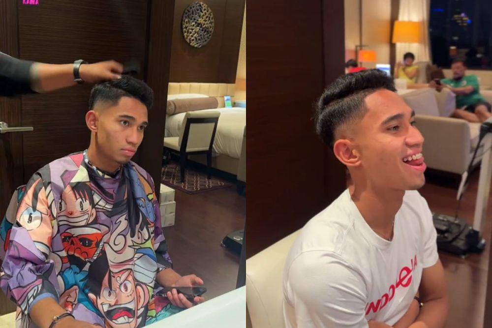 pemain Timnas Indonesia cukur rambut sebelum tanding (instagram.com/ramaboyss98)