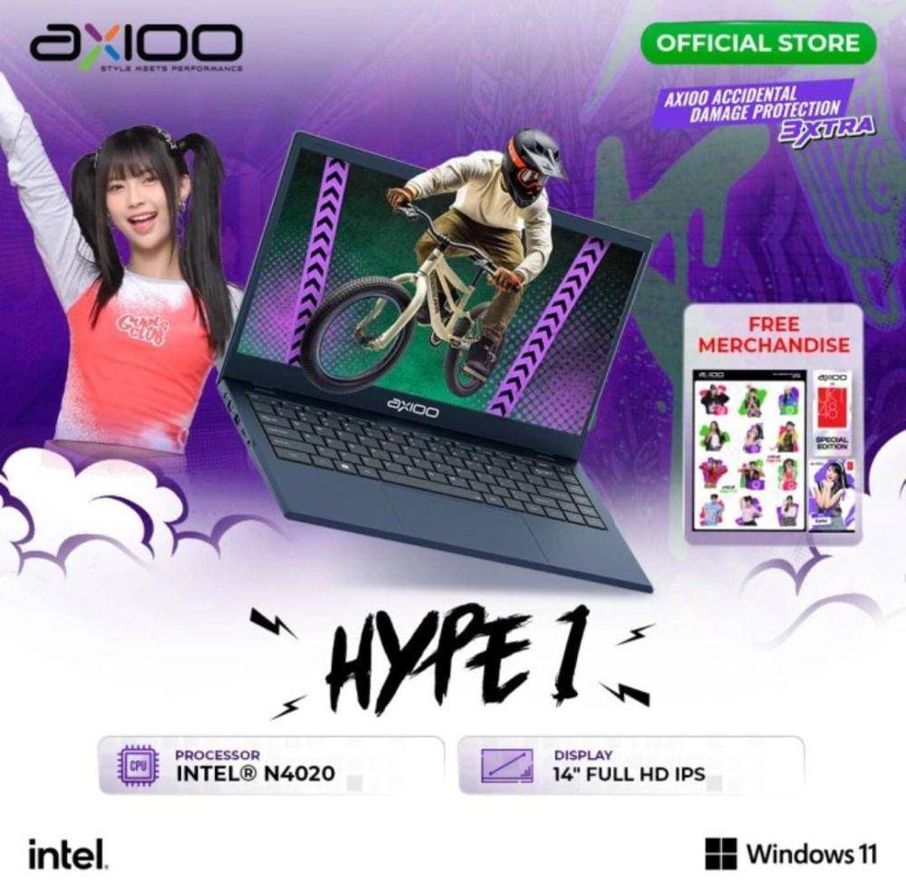 Axioo MyBook Hype 1 (tokopedia.com/Axioo-Indonesia)