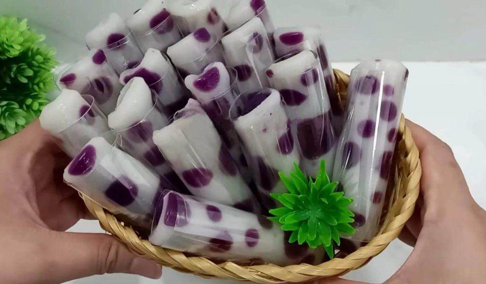 ilustrasi kue percik gulung ubi ungu (YouTube.com/Diary Siska)