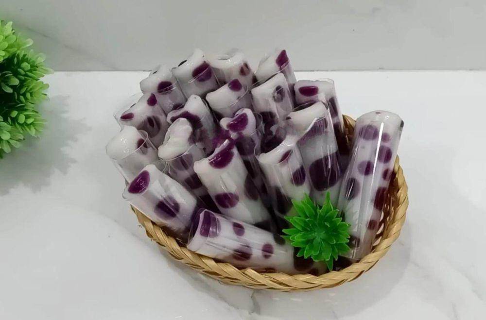 ilustrasi kue percik gulung ubi ungu (YouTube.com/Diary Siska)