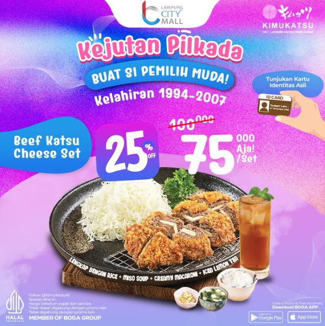 Promo Kimukastu Lampung City Mall (Instagram/lampungcitymall)