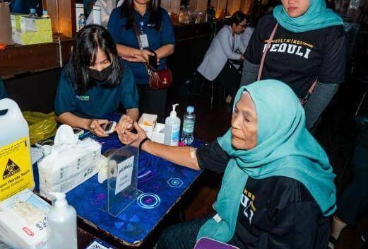 Kegiatan kesehatan gratis Holywings Peduli (Dok.Holywings)