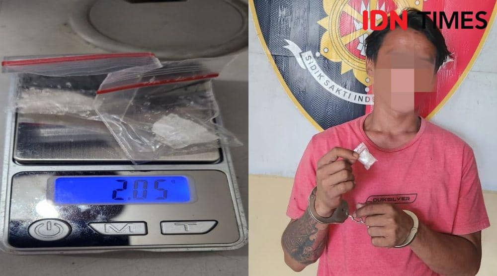 Polsek Balikpapan Selatan Tangkap Pemuda Pemilik Sabu 2,05 Gram