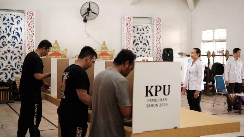 Pemungutan suara di Lapas Tabanan (Dok.IDNTimes/Istimewa)