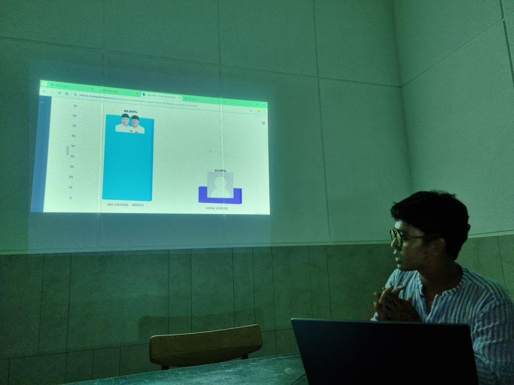 Quick Count Charta Politika, Eri-Armuji 84 Persen