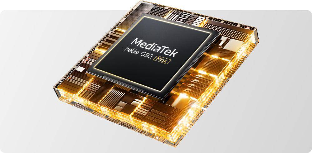 ilustrasi prosesor MediaTek Helio G92 Max (realme.com)