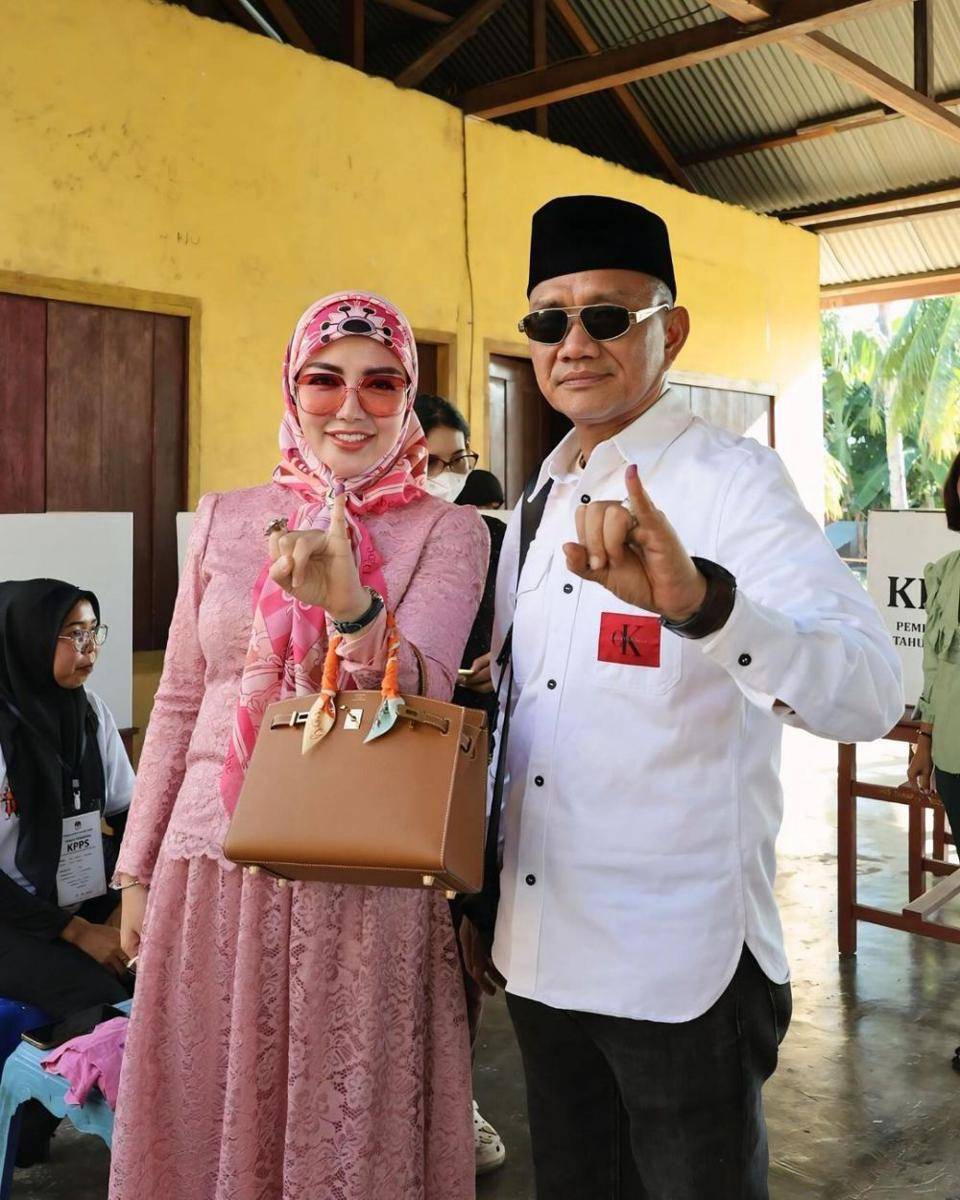 Artis Indonesia Nyoblos Pilkada 2024 (Instagram.com/bellasofie_rigan)