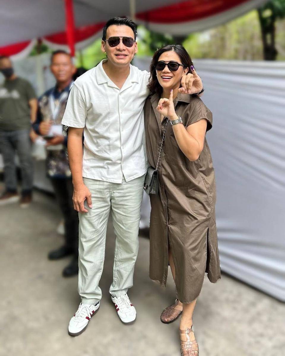 Artis Indonesia Nyoblos Pilkada 2024 (Instagram.com/benjoshua_r)
