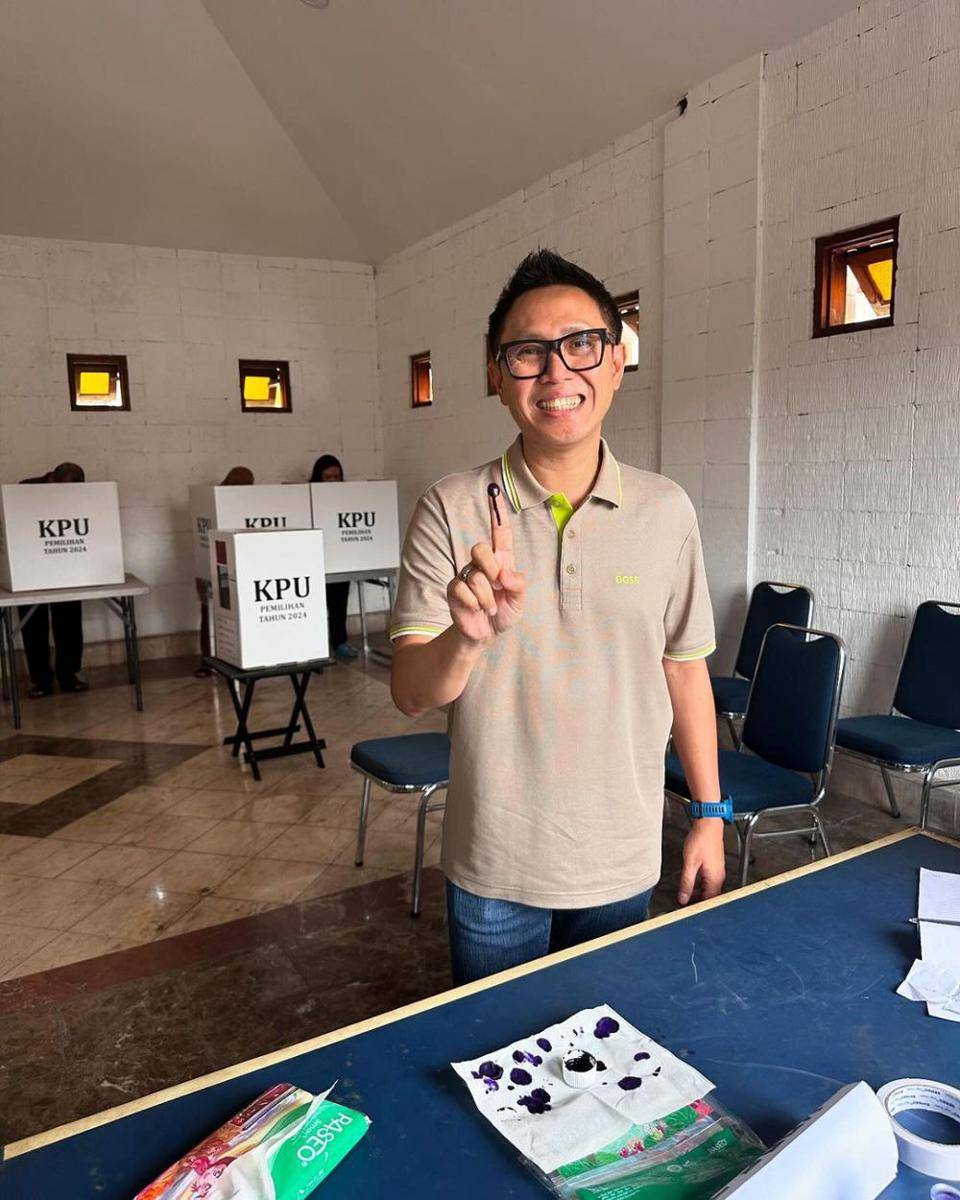 Artis Indonesia Nyoblos Pilkada 2024 (Instagram.com/ekopatriosuper)
