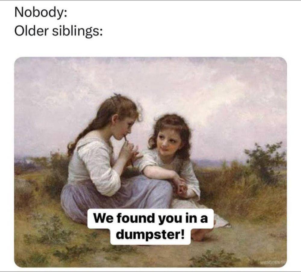 meme keusilan kakak ke adik-adiknya (x.com/Memedroid)