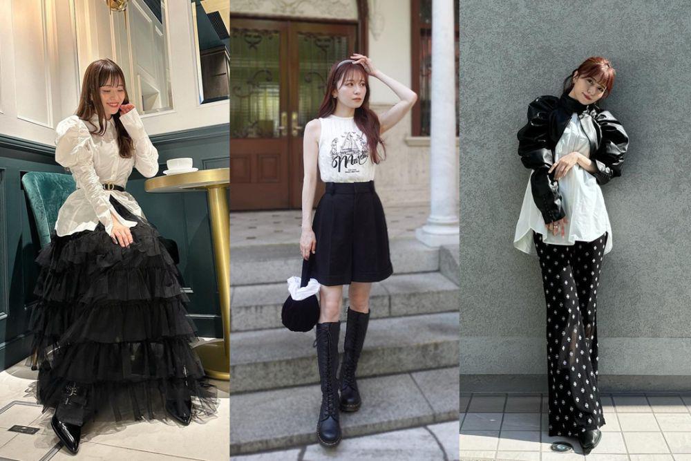 8 Ide Outfit Monokrom ala Yukako Kurosaka, Super Modis!