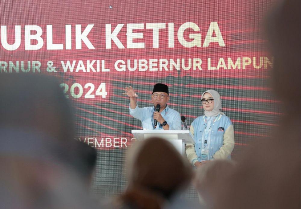 Hasil Final Quick Count Indikator: Mirza-Jihan Menang Pilkada Lampung
