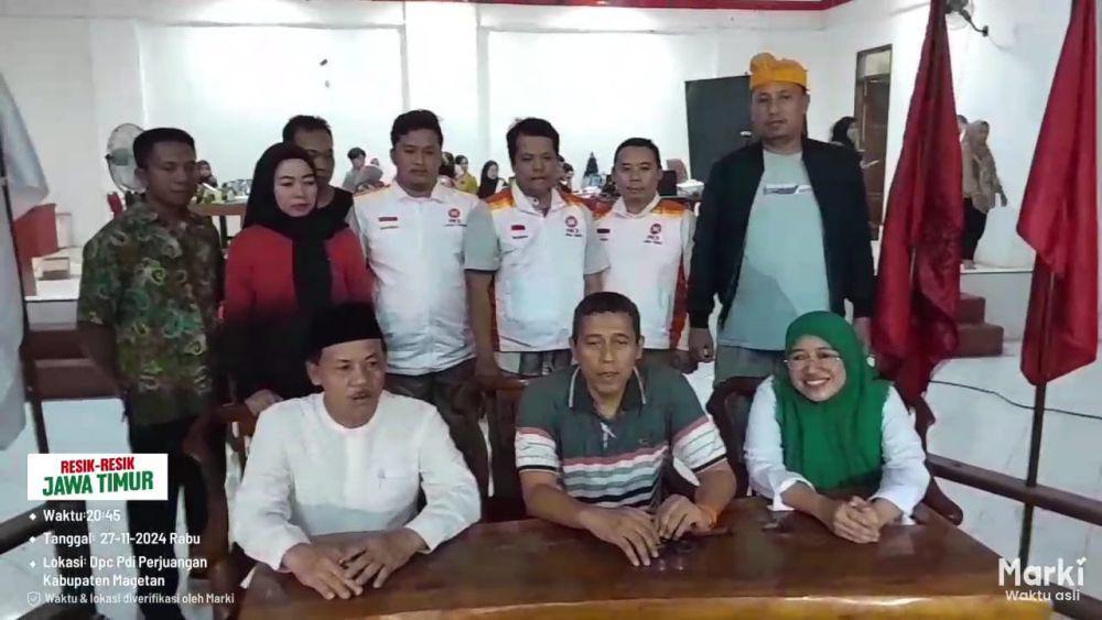 Paslon 03 Sujatno-Ida Klaim Menang Tipis di Magetan