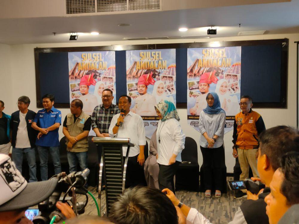 Unggul Quick Count Pilgub Sulsel, Andalan Hati Tetap Tunggu Hasil KPU