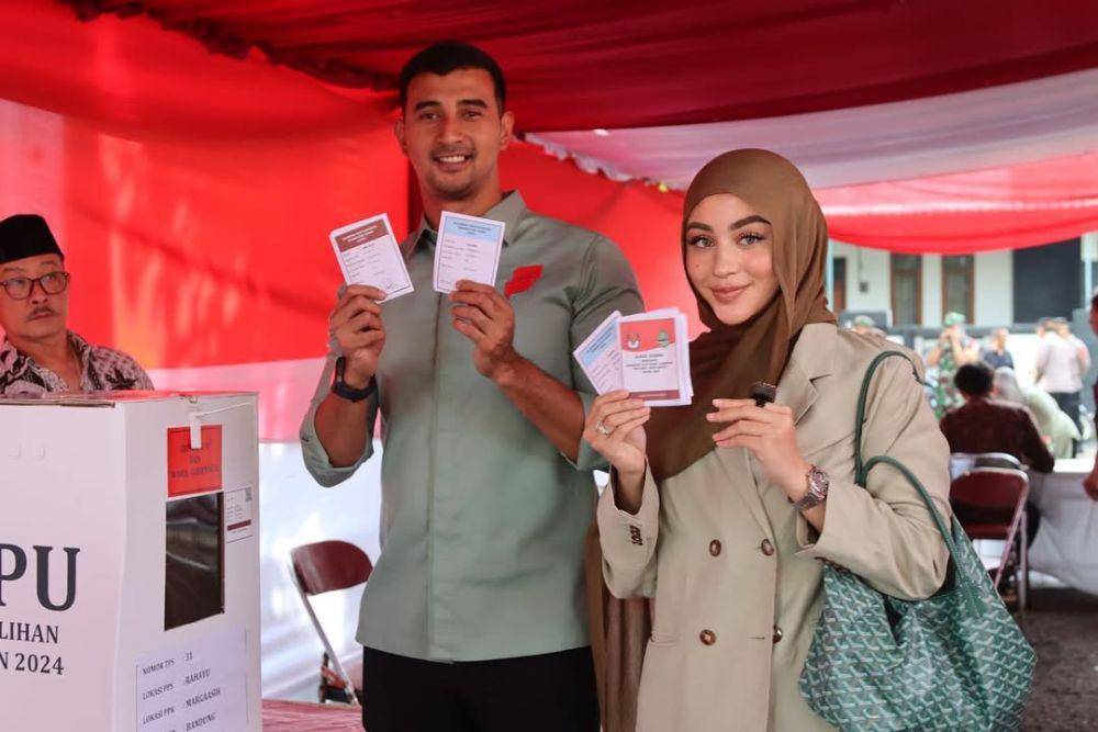 Artis Indonesia Nyoblos Pilkada 2024 (Instagram.com/marginw)
