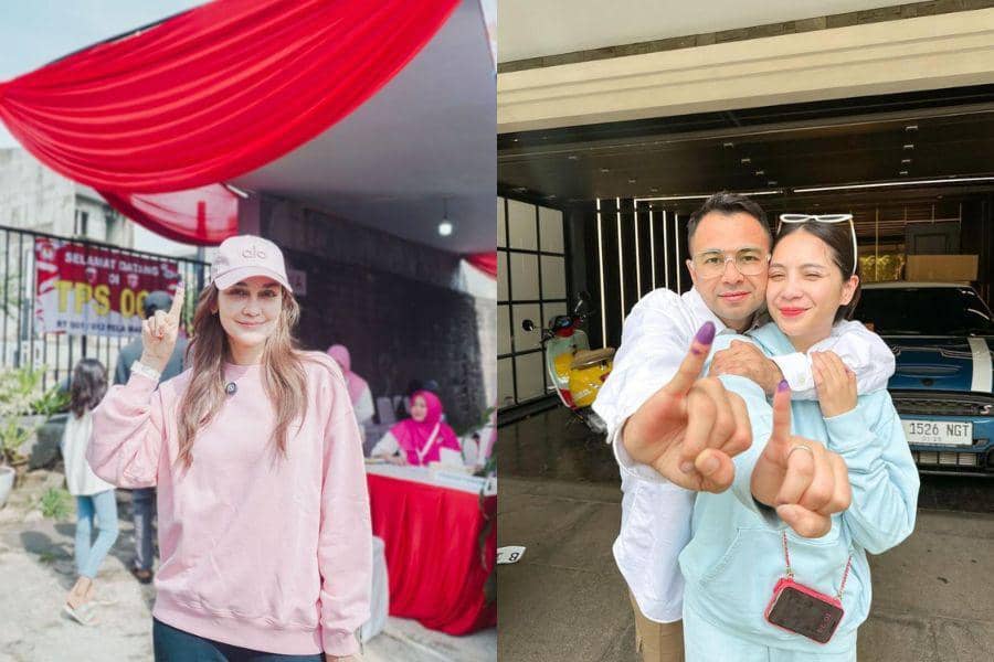 9 Gaya Artis saat Nyoblos di Pilkada 2024, Ada Nagita Slavina