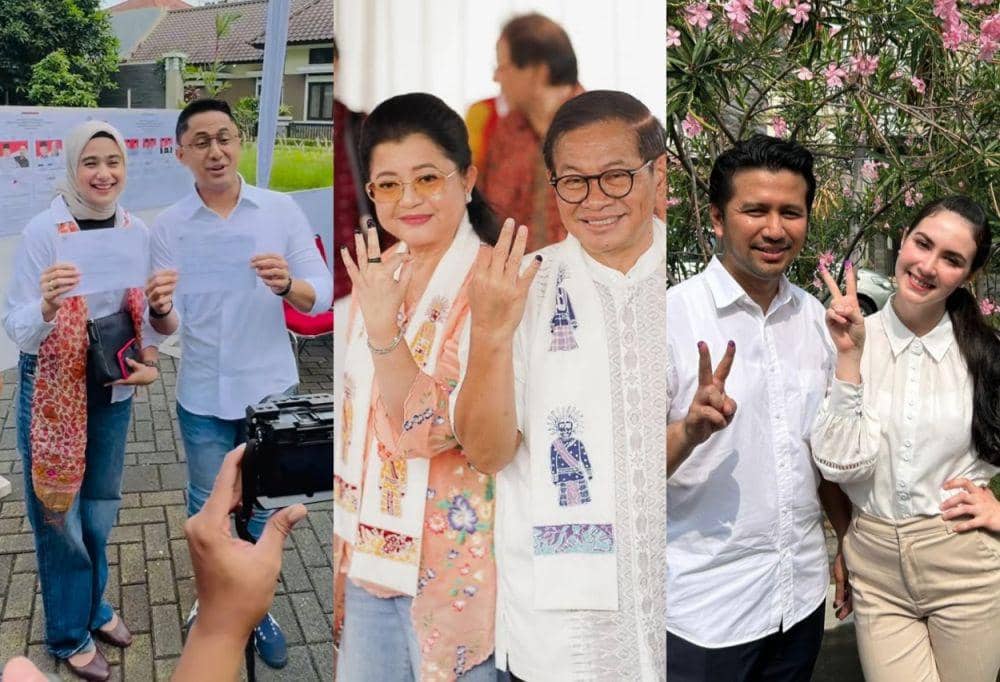 16 Gaya Tokoh Publik dan Pejabat saat Pilkada Serentak, Kompak!
