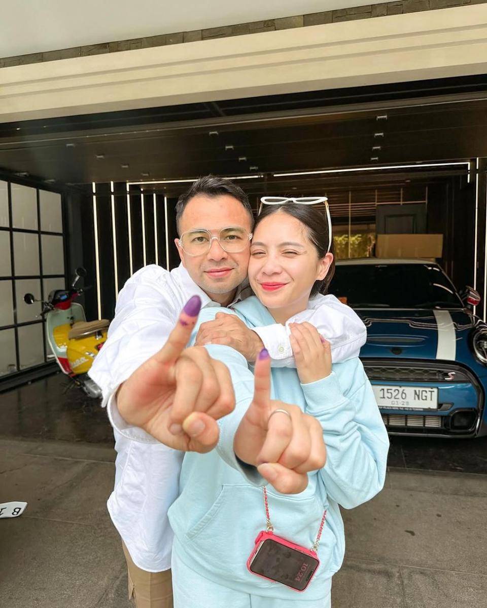 Artis Indonesia Nyoblos Pilkada 2024 (Instagram.com/raffinagita1717)