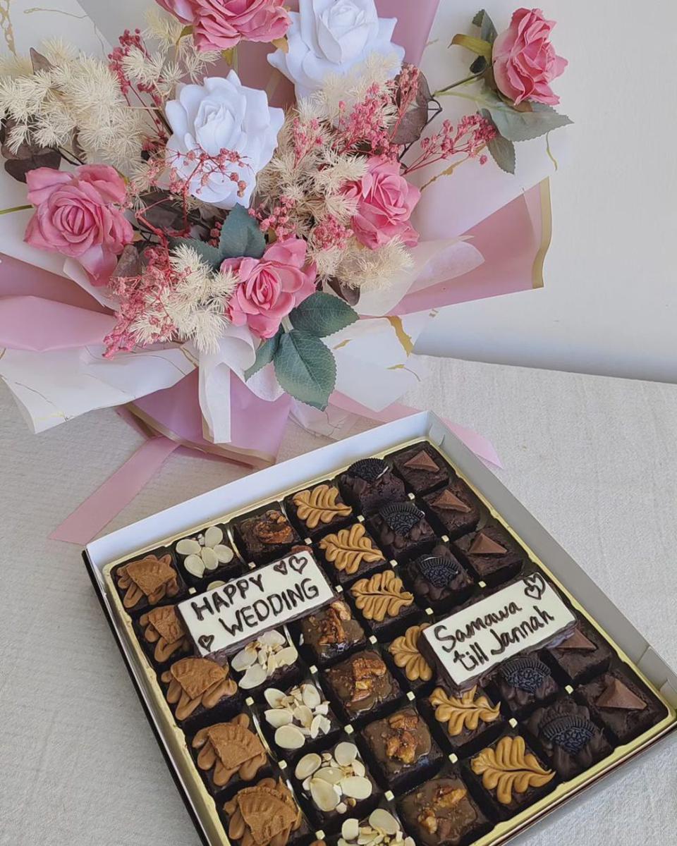 Mix brownies ala Canggu Brownies Bali (instagram.com/canggubrowniesbali)