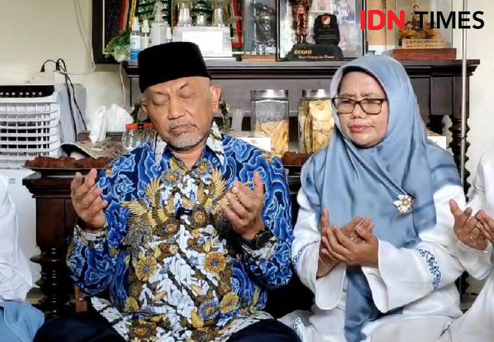 Sebelum Nyoblos, Ahmad Syaikhu Gelar Doa Bersama Keluarga