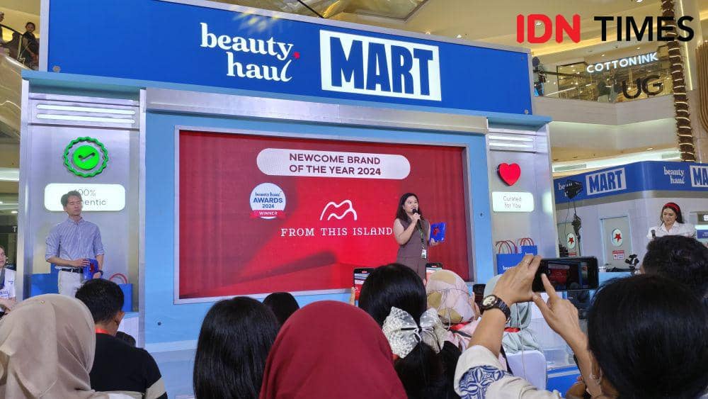 Suasana Beautyhaul Awards 2024 pada Rabu (27/11/2024) di Grand Atrium Kota Kasablanka, Jakarta Selatan. (IDN Times/Febriyanti Revitasari)