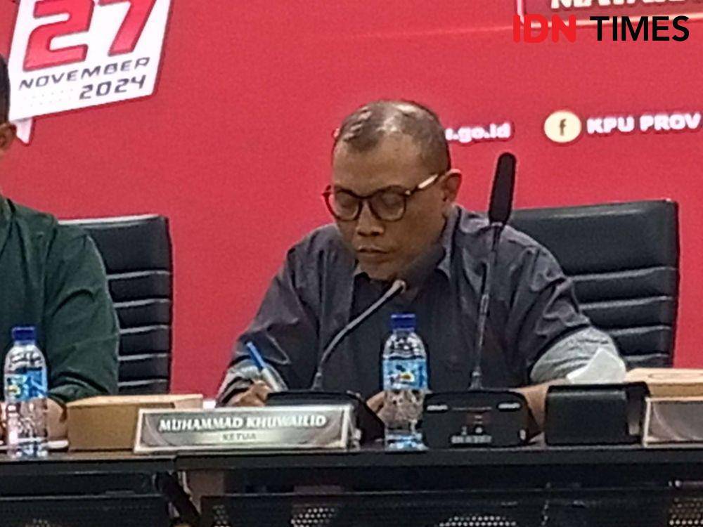 Ketua KPU NTB Muhammad Khuwailid. (IDN Times/Muhammad Nasir)