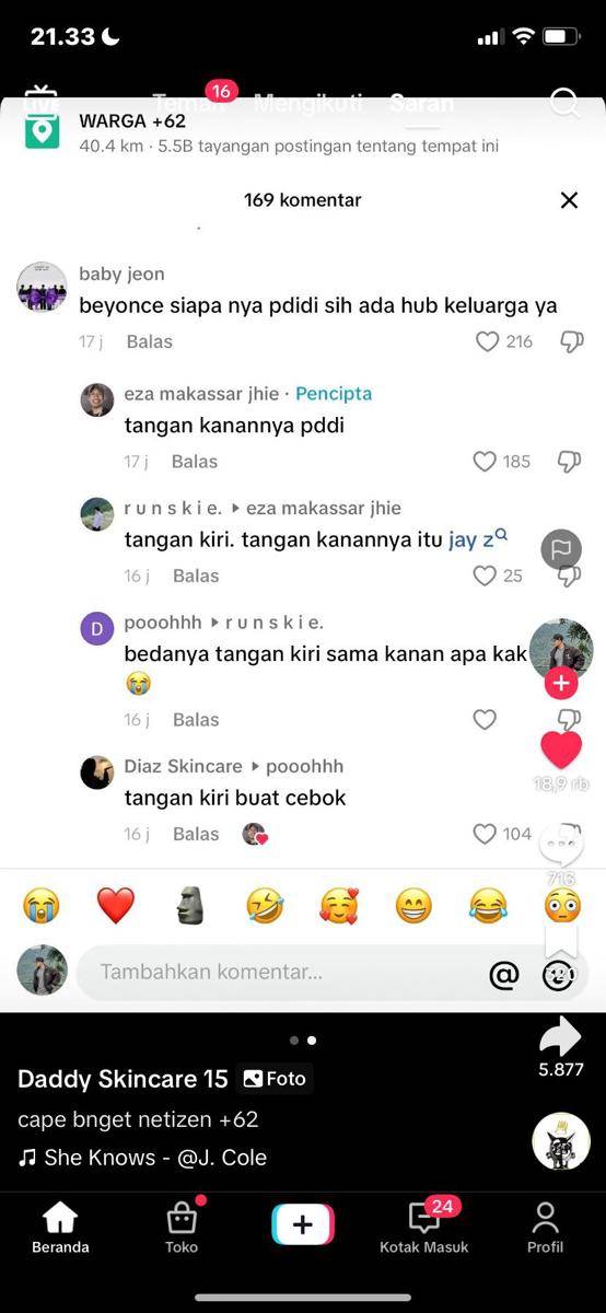 komentar asbun di TikTok (x.com/aduduhijauu)