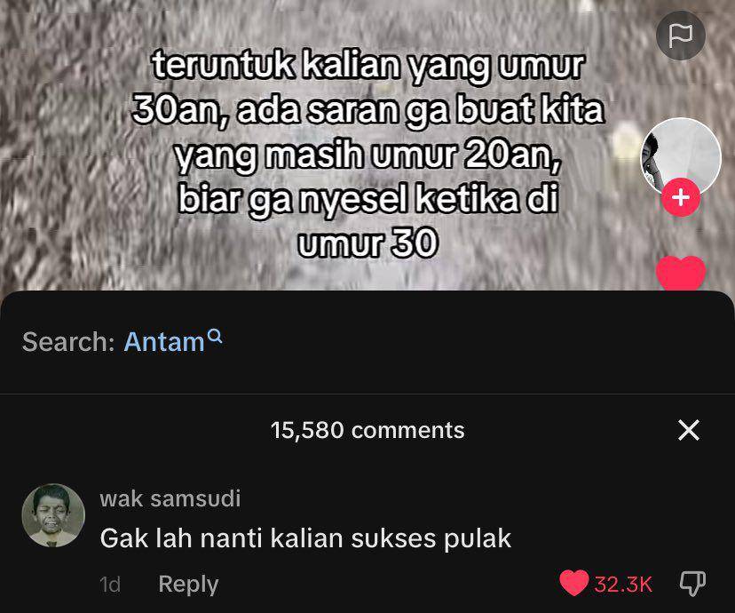 komentar asbun di TikTok (x.com/leehycein)