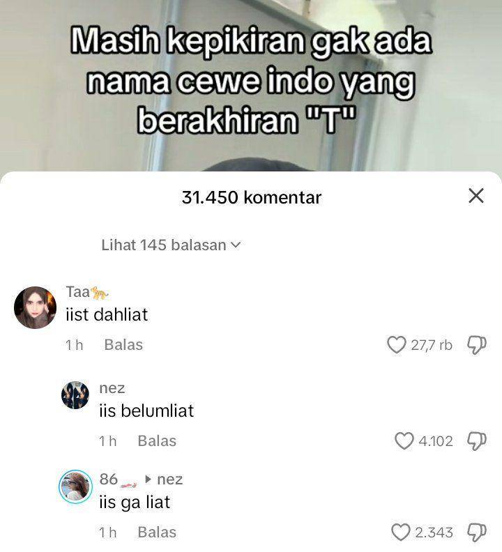 komentar asbun di TikTok (x.com/Sukakamu355)