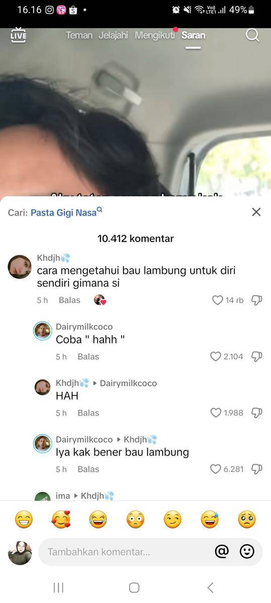 komentar asbun di TikTok (x.com/blossomesya)