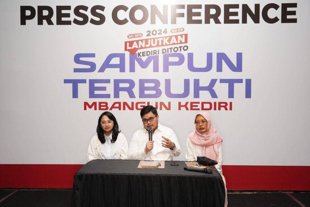 Mas Dhito saat memberi keterangan pers. IDN Times/ istimewa