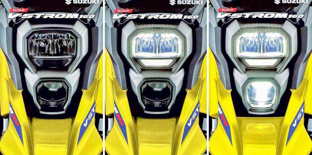 Lampu depan V-Strom 160 (Rushlane)