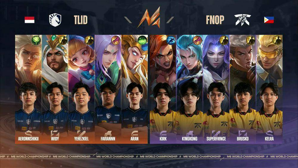 draft hero dari TLID dan FNOC PH (youtube.com/MPL Indonesia)